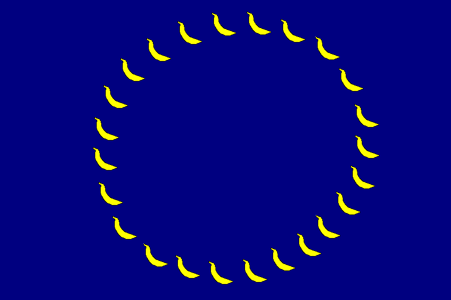 European Banana Union Flag